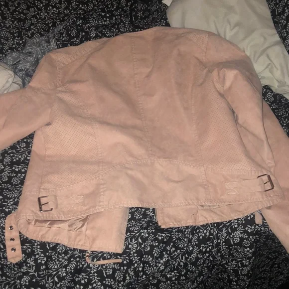 pink biker jacket - Picture 5 of 6